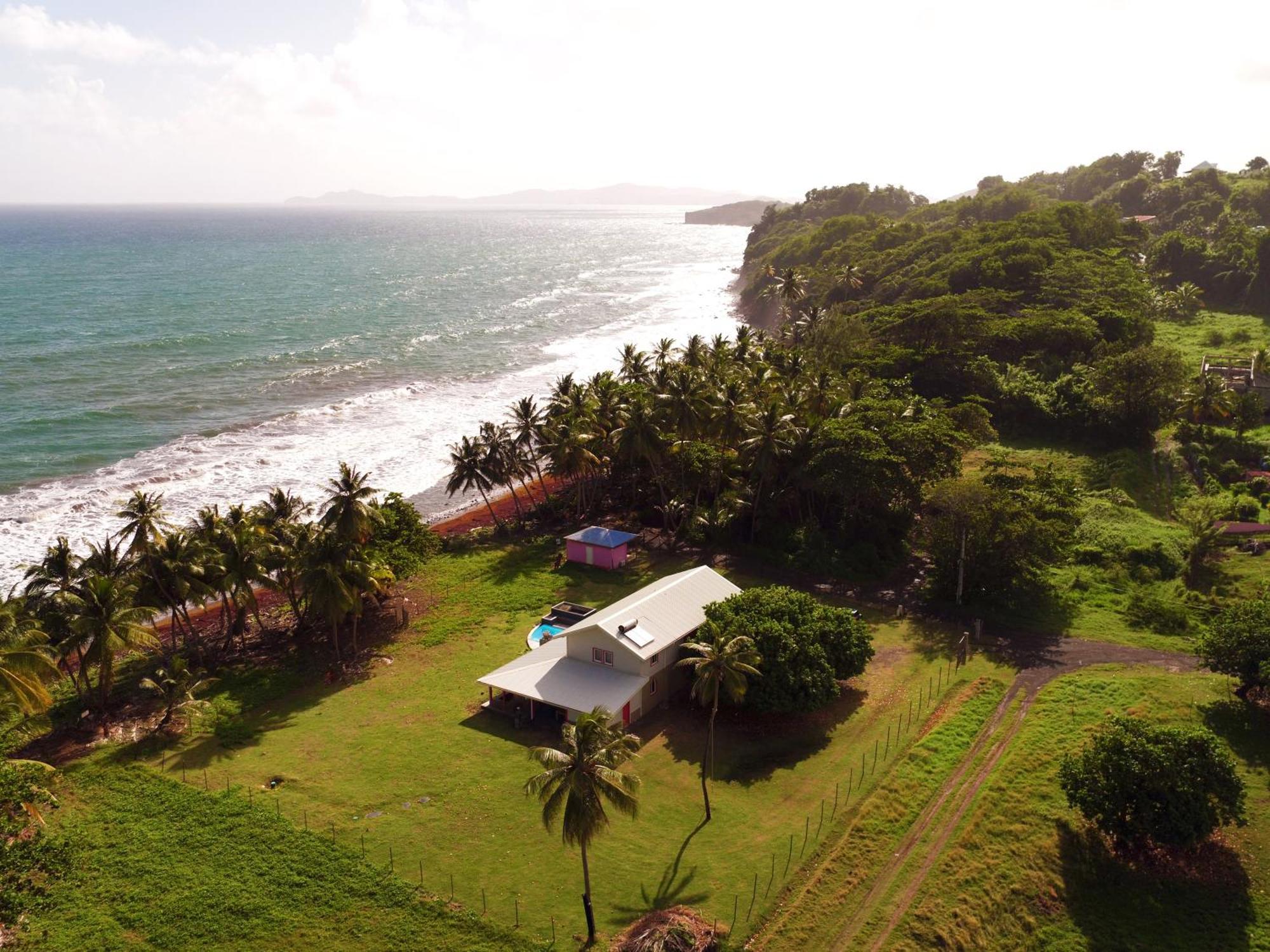 Maison D'O Baie De Saint-Jacques, Sur Une Plage Sauvage Sainte-Marie Kültér fotó